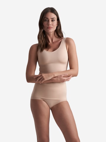 Bye Bra - Top moldeador 'Smooth Essentials Cami' en beige: frente