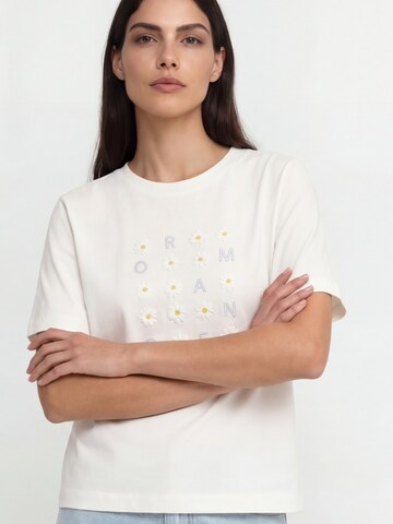 Rich & Royal T-shirt i vit: framsida