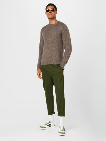 Casual Friday Pullover 'Karl' in Braun