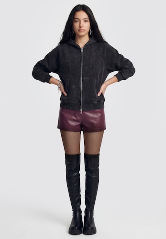myMo ROCKS - Sudadera con cremallera en negro