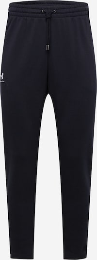 UNDER ARMOUR Športne hlače 'Essential' | črna / bela barva, Prikaz izdelka