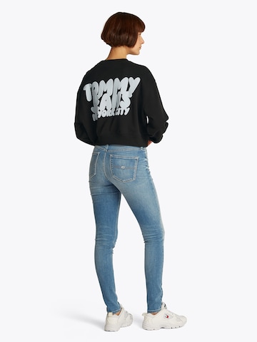 Tommy Jeans Μπλούζα φούτερ σε μαύρο