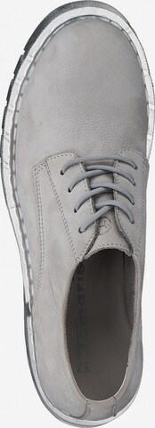 TAMARIS Čevlji na vezalke | siva barva