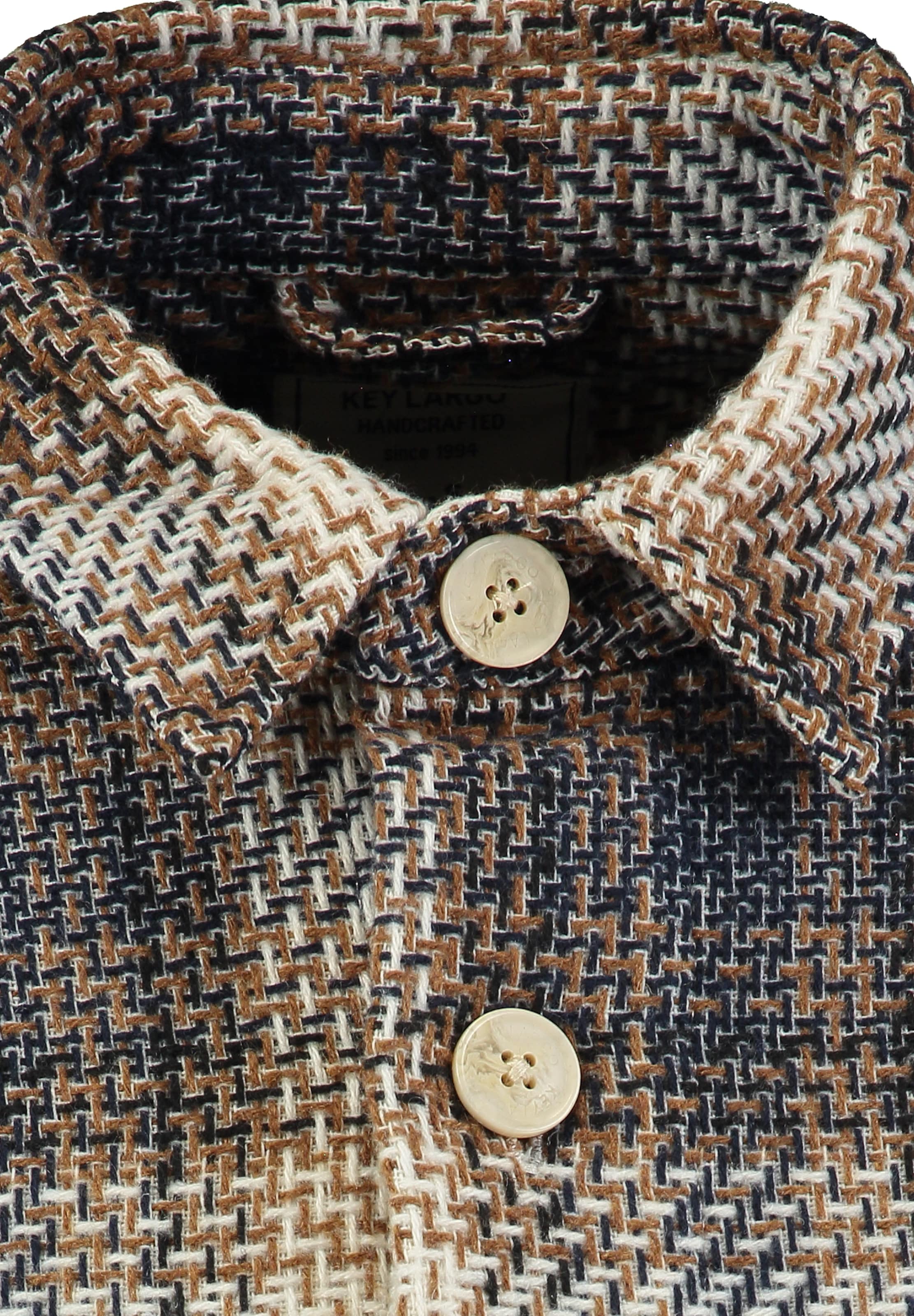 Key Largo Regular Fit Skjorte 'Horizont' i blå