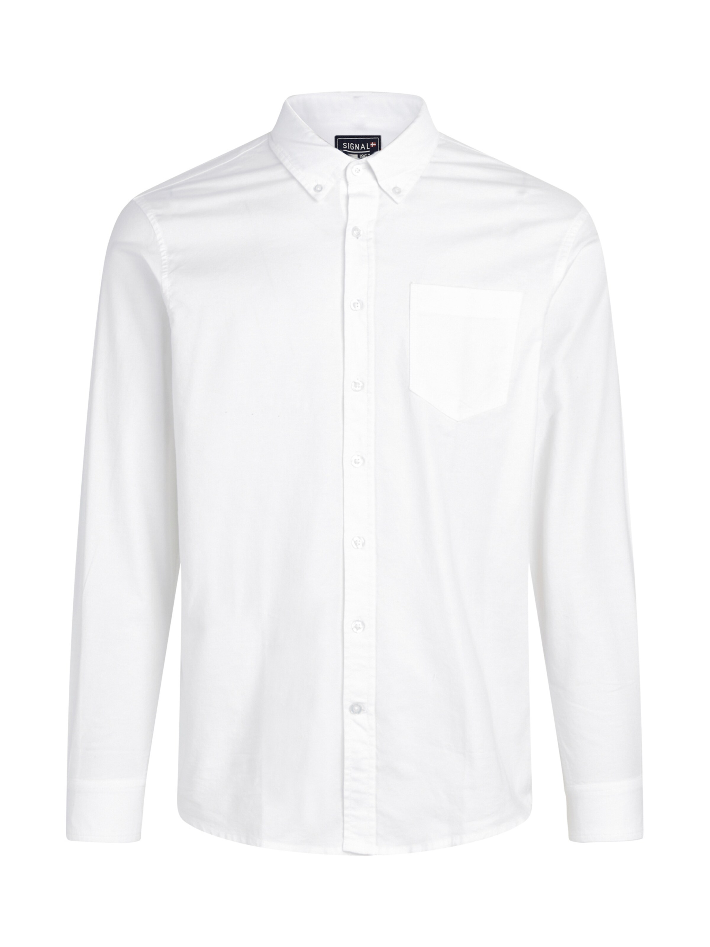 Signal Klasický střih Košile 'Scott' – bílá: přední strana