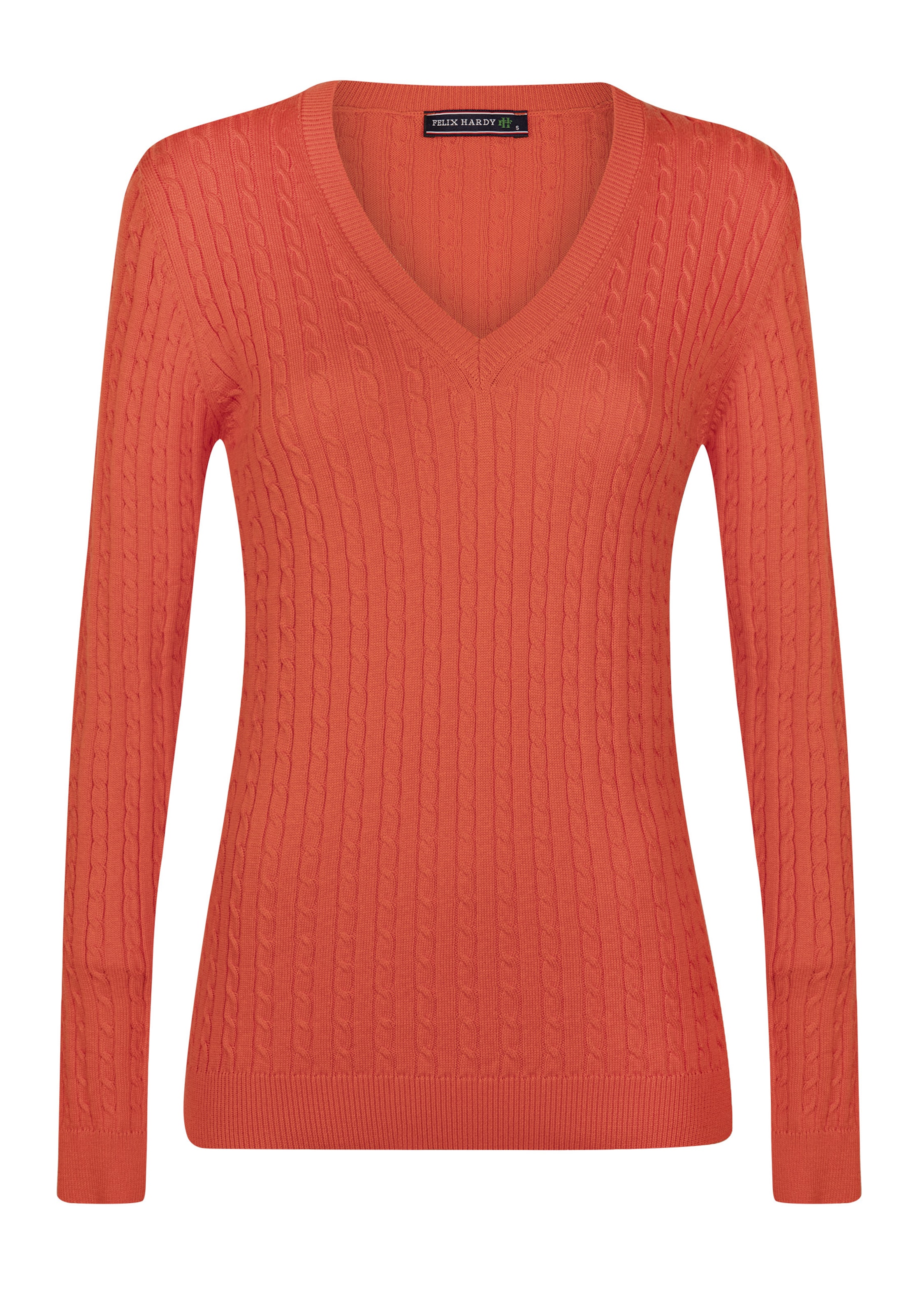 raudona Felix Hardy Megztinis: priekis