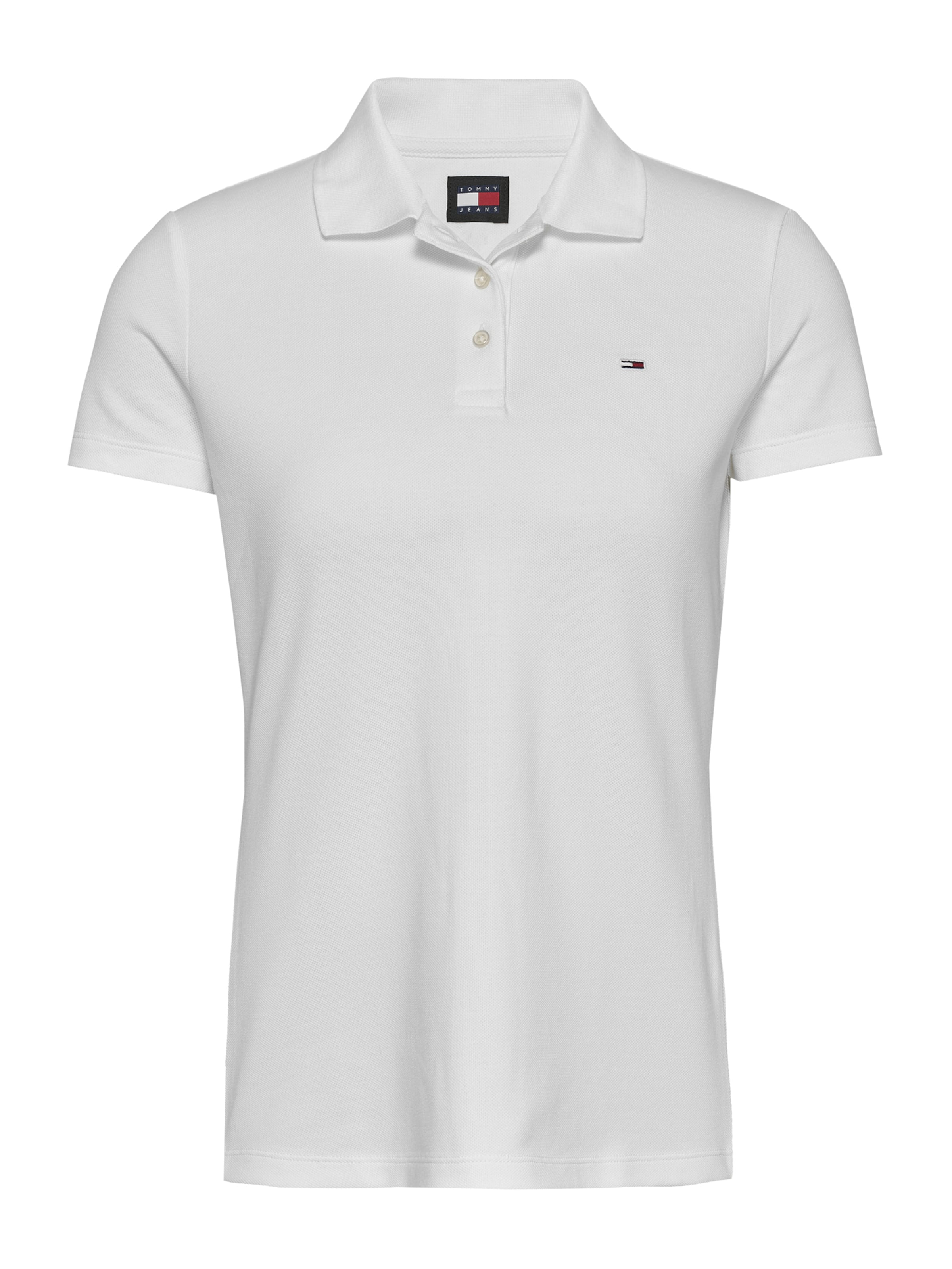 Tommy Jeans Shirt 'ESSENTIAL' in White: front