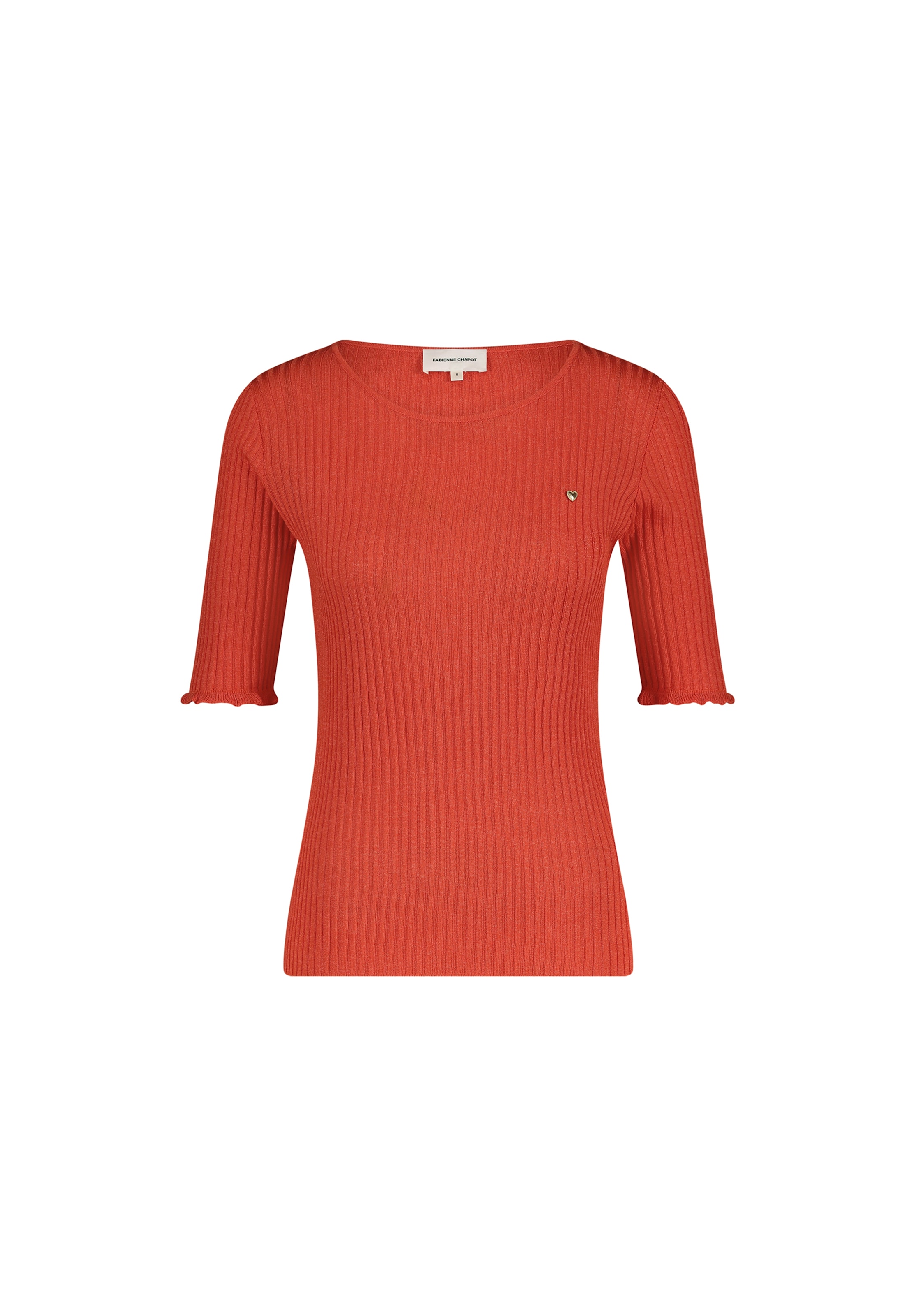 Pull-over Fabienne Chapot en orange : devant