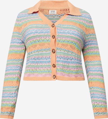 Cotton On Curve Knit Cardigan in Mixed colors: front