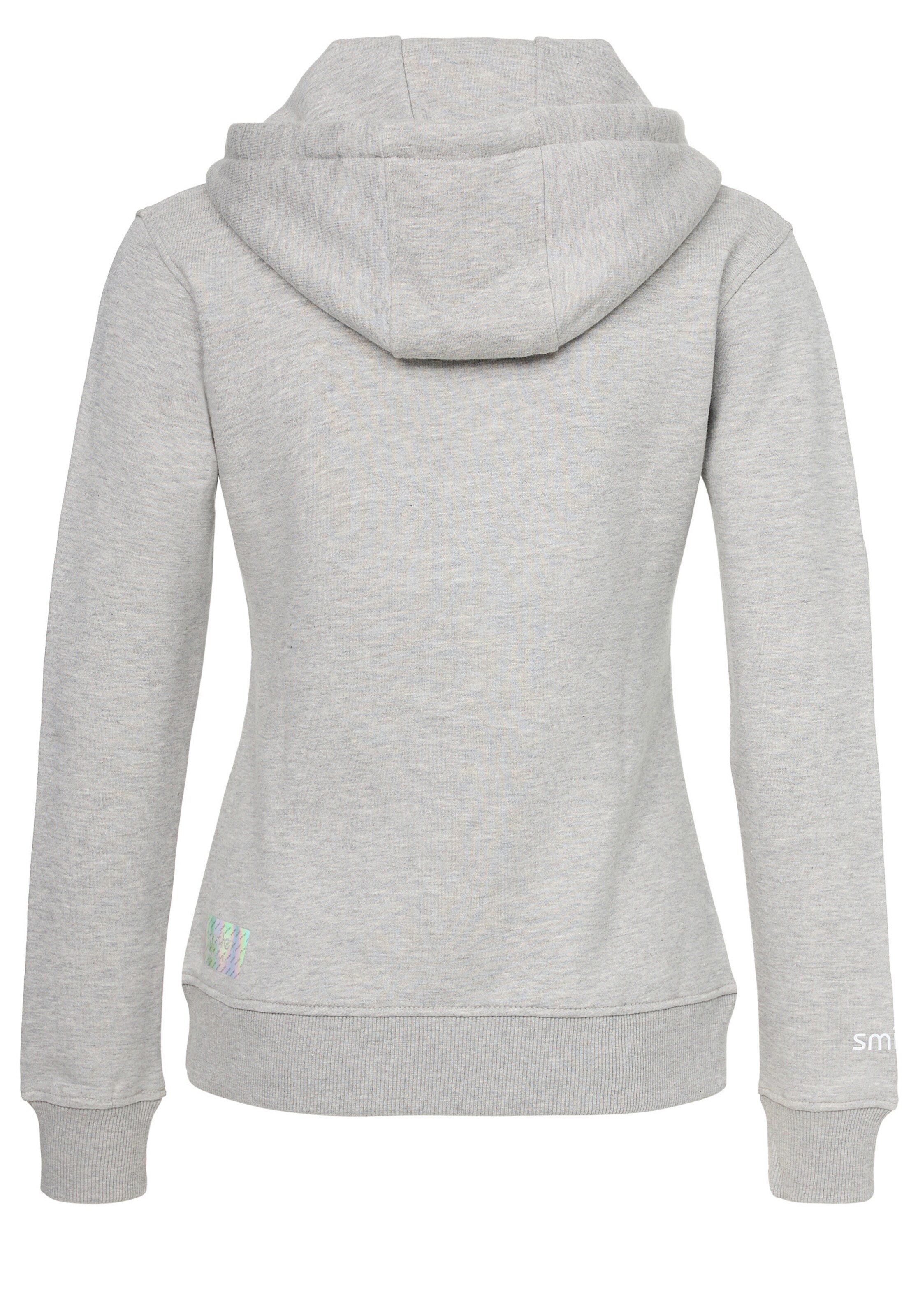 smiler. Sweatshirt 'Happy' in Grau