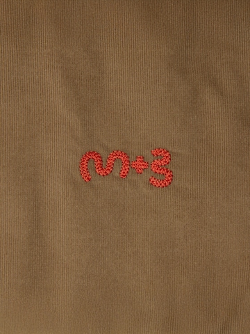 Maru + Bo Sweatshirt 'CORDUROY SWEATSHIRT WITH CONTRAST HEM' i brun