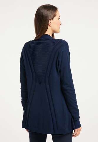 DreiMaster Klassik Gebreid vest in Blauw