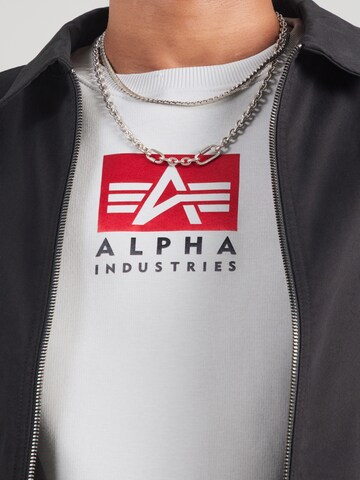 ALPHA INDUSTRIES Majica | siva barva