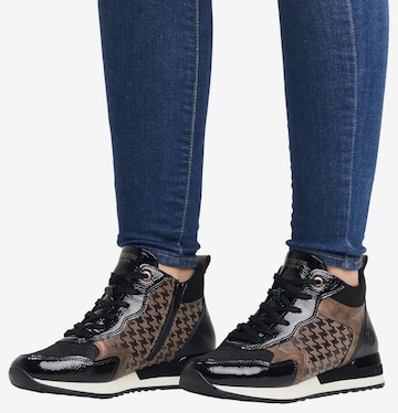 REMONTE High-Top Sneakers 'R2577' in Black