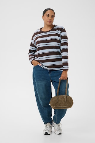 T-shirt 'Winni' KAFFE CURVE en marron