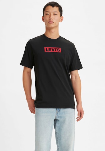 LEVI'S ® Tričko 'SS Relaxed Fit Tee' – černá: přední strana