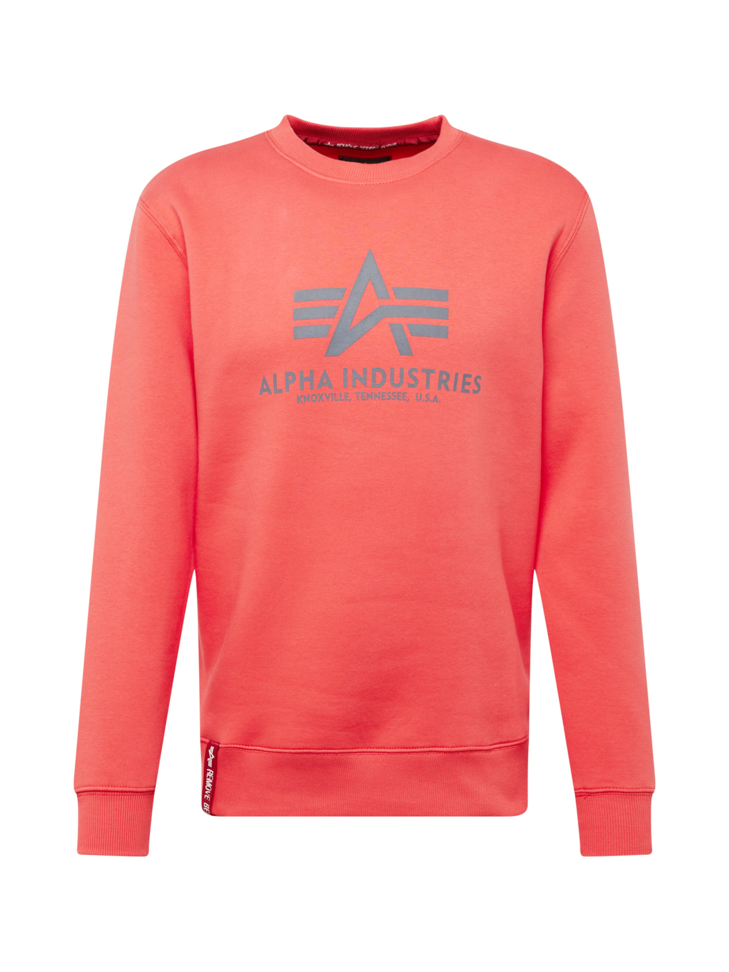 ALPHA INDUSTRIES Sweatshirt in Rot: Vorderseite