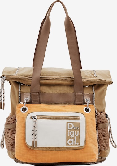 Desigual Backpack 'Voyager' in Cappuccino / Mocha / Light brown / White, Item view