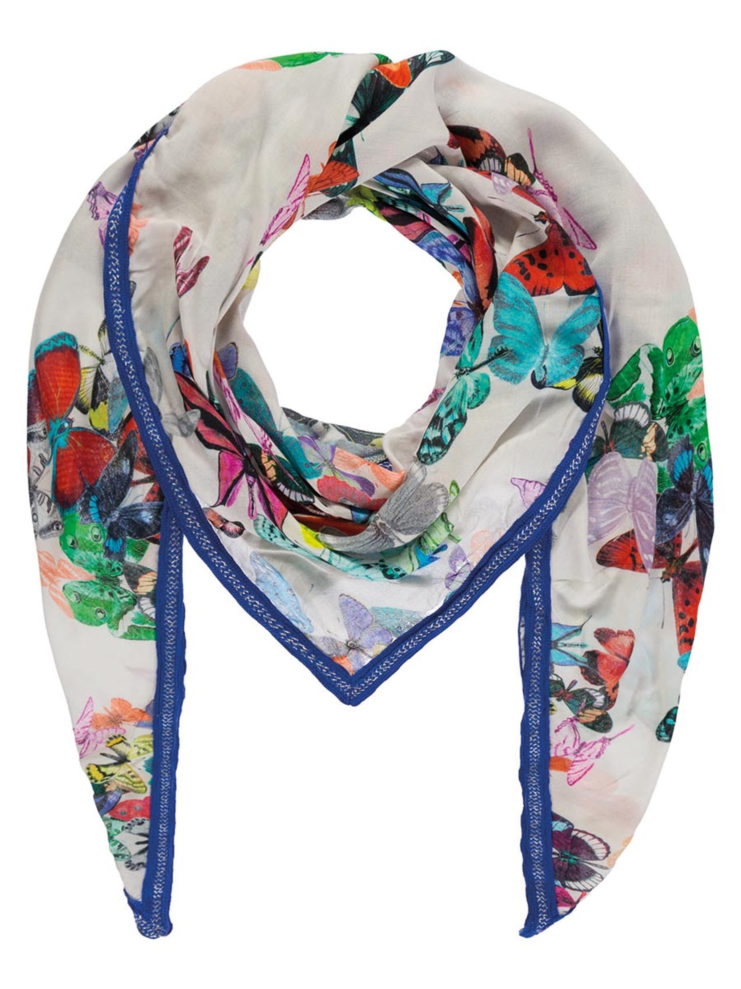 Passigatti Wrap 'Dreieckstuch mit Multi-Designs' in Mixed colors: front