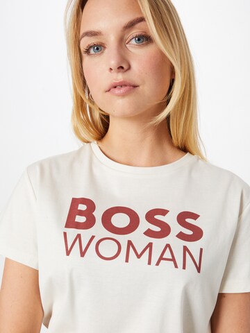 BOSS T-Shirt 'Elinea' in Weiß