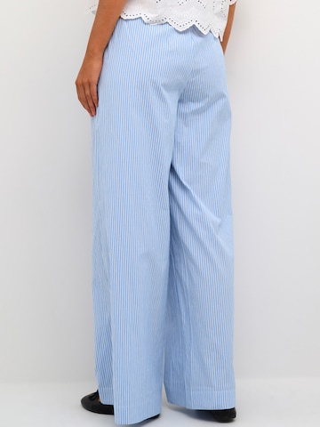 Kaffe Wide Leg Hose 'Dabra' in Blau