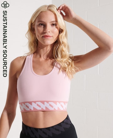 Bustier Soutien-gorge de sport Superdry en rose