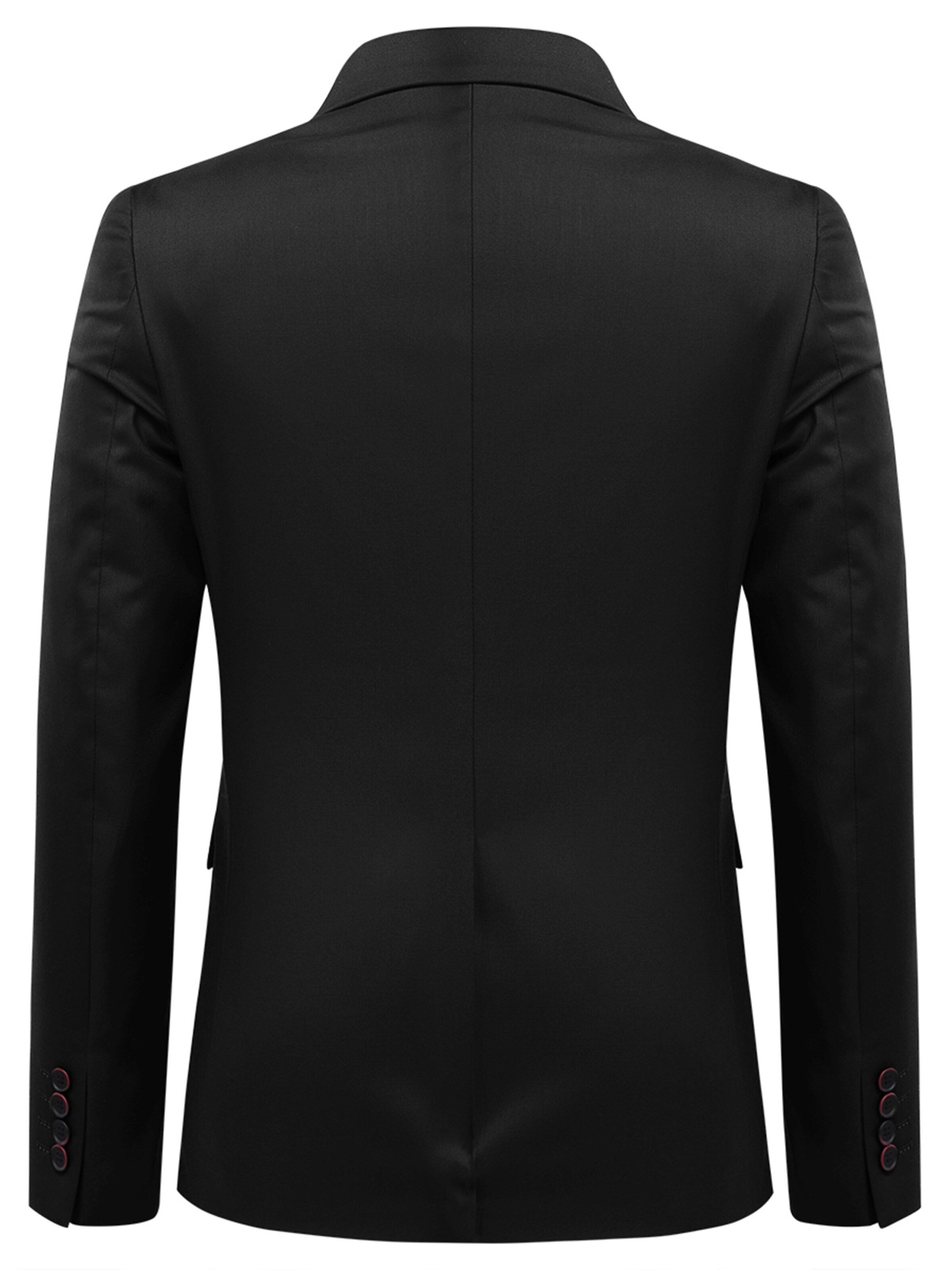 YOUTHUP Slim fit Suit Jacket 'Klarheit' in Black