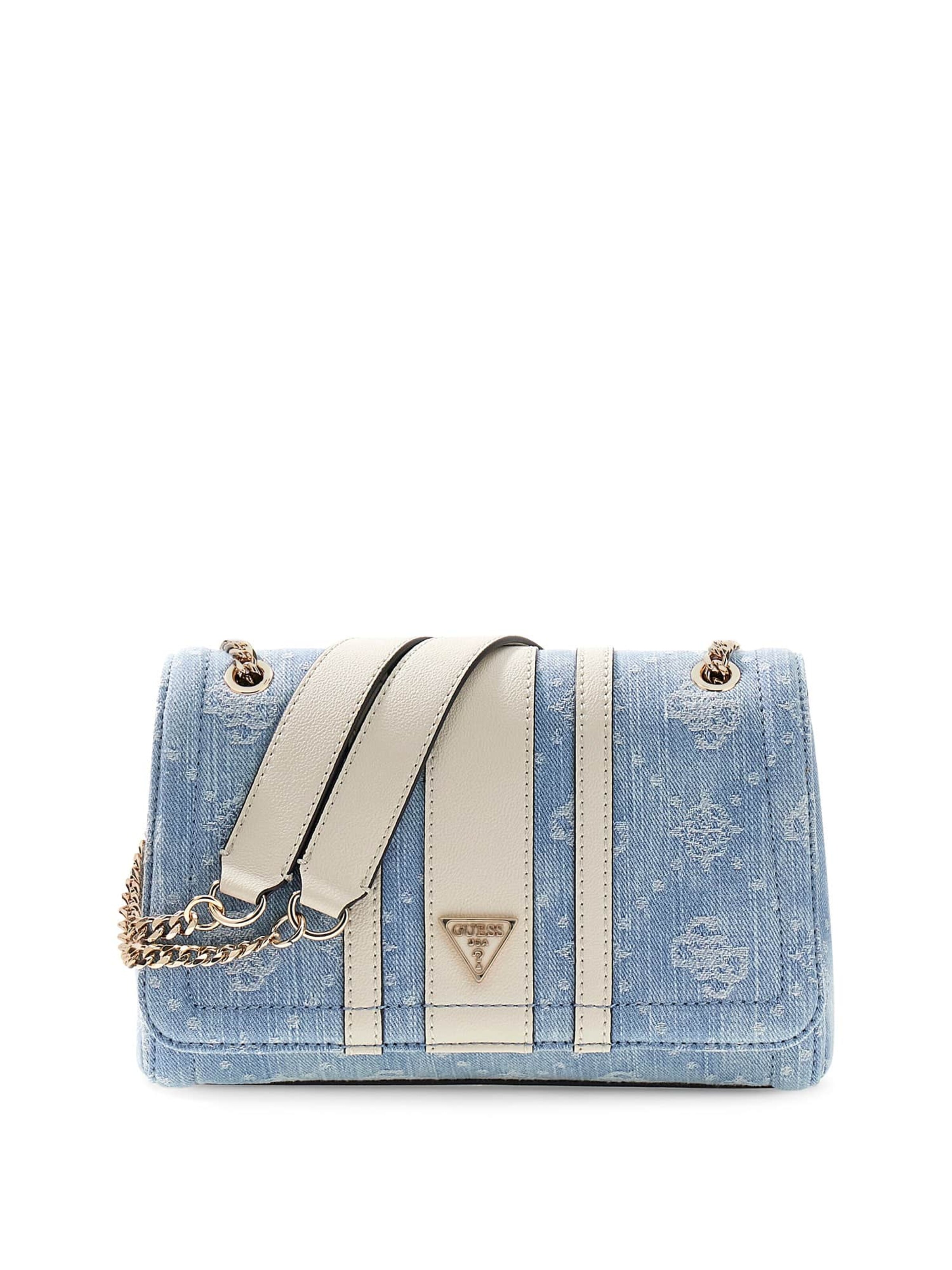GUESS Schultertasche 'Noelle' in Blau: Vorderseite