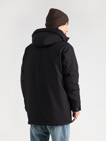 JACK & JONES Ανοιξιάτικο ή φθινοπωρινό παρκά 'JJFinn' σε μαύρο