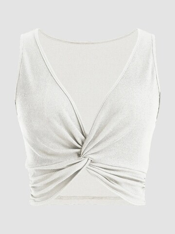 Haut Hiccup en blanc