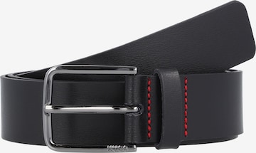 Ceinture HUGO Red en noir : devant