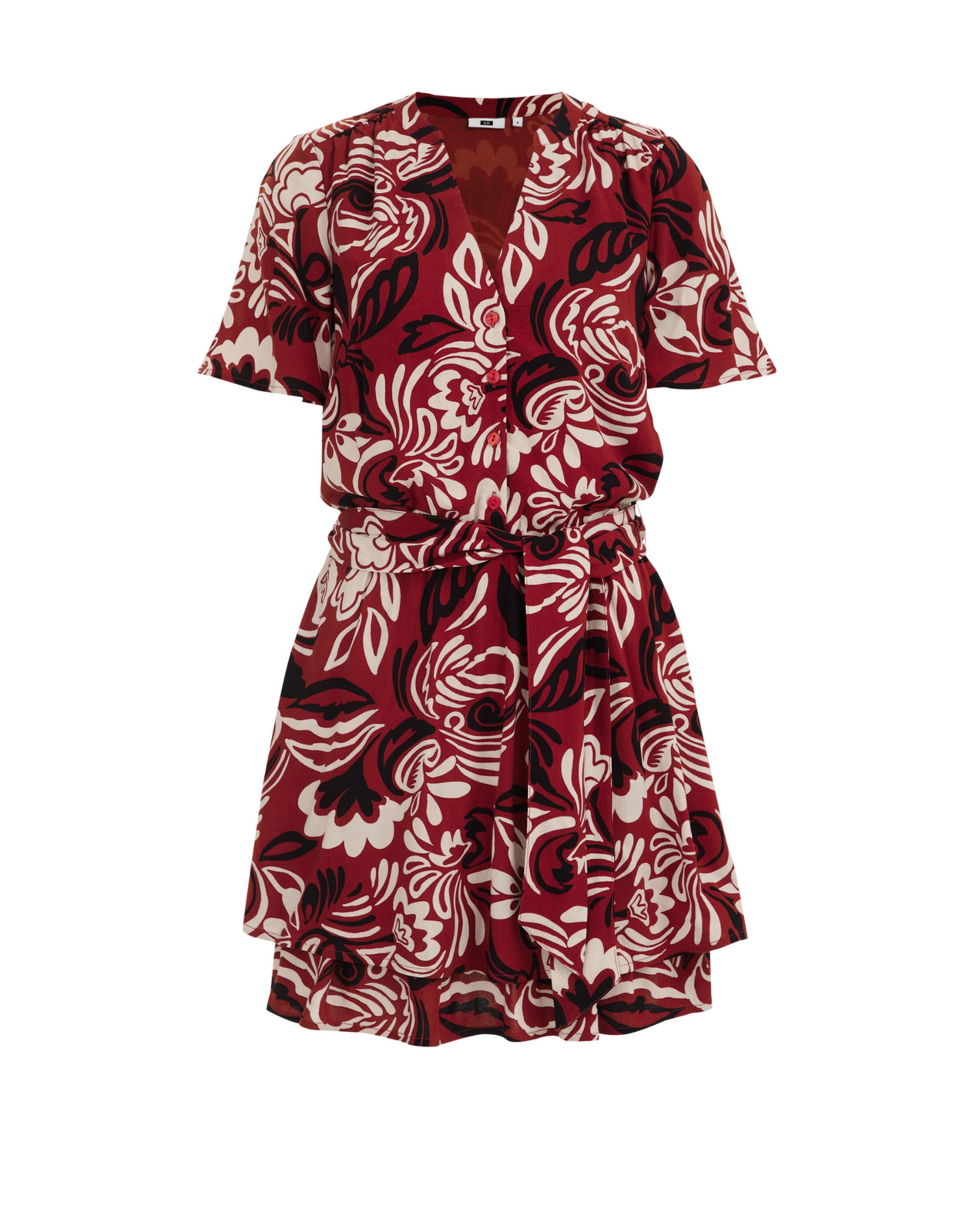 WE Fashion Kombinezon | mešane barve / vinsko rdeča barva, Prikaz izdelka