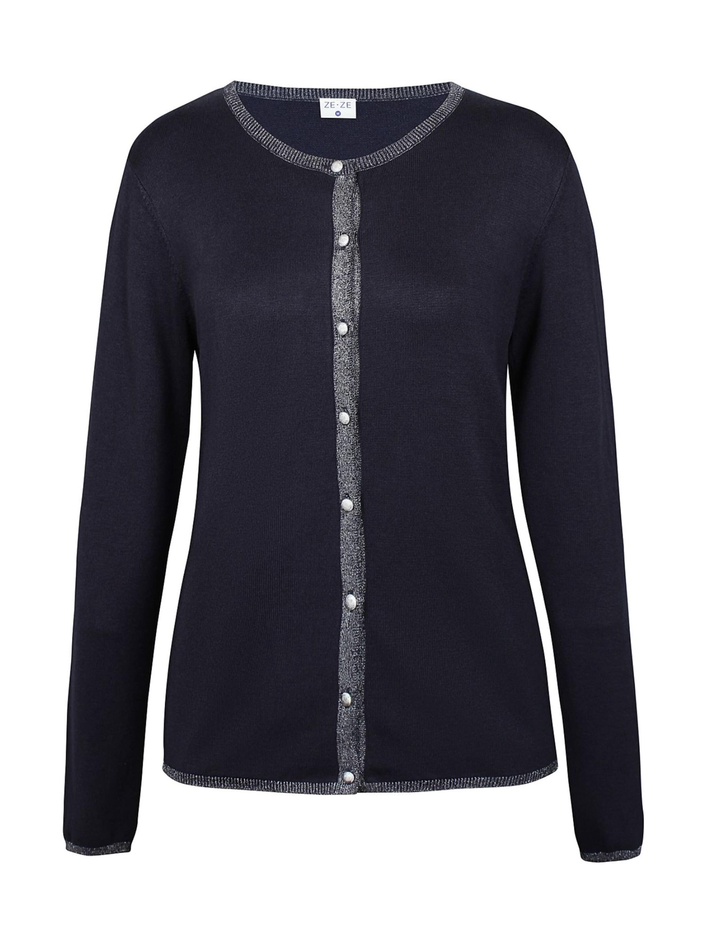 Cardigan 'Hanna 252' ze-ze en bleu : devant