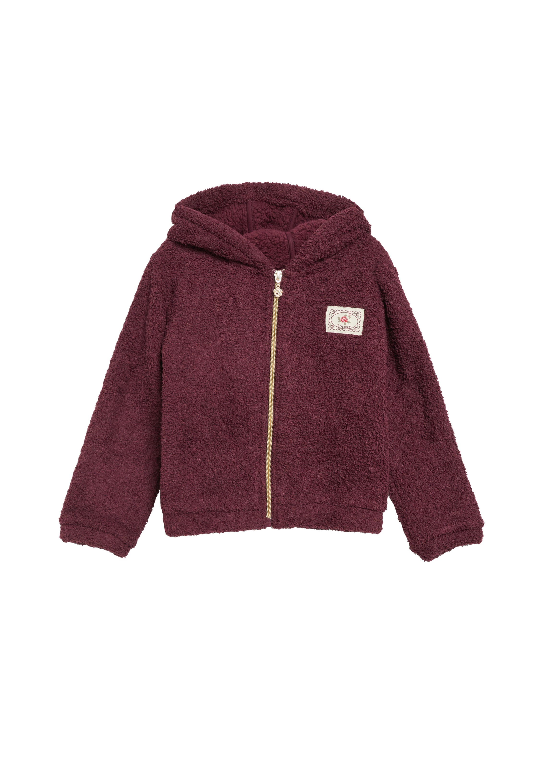 s.Oliver Fleecejacke in Rot: Vorderseite