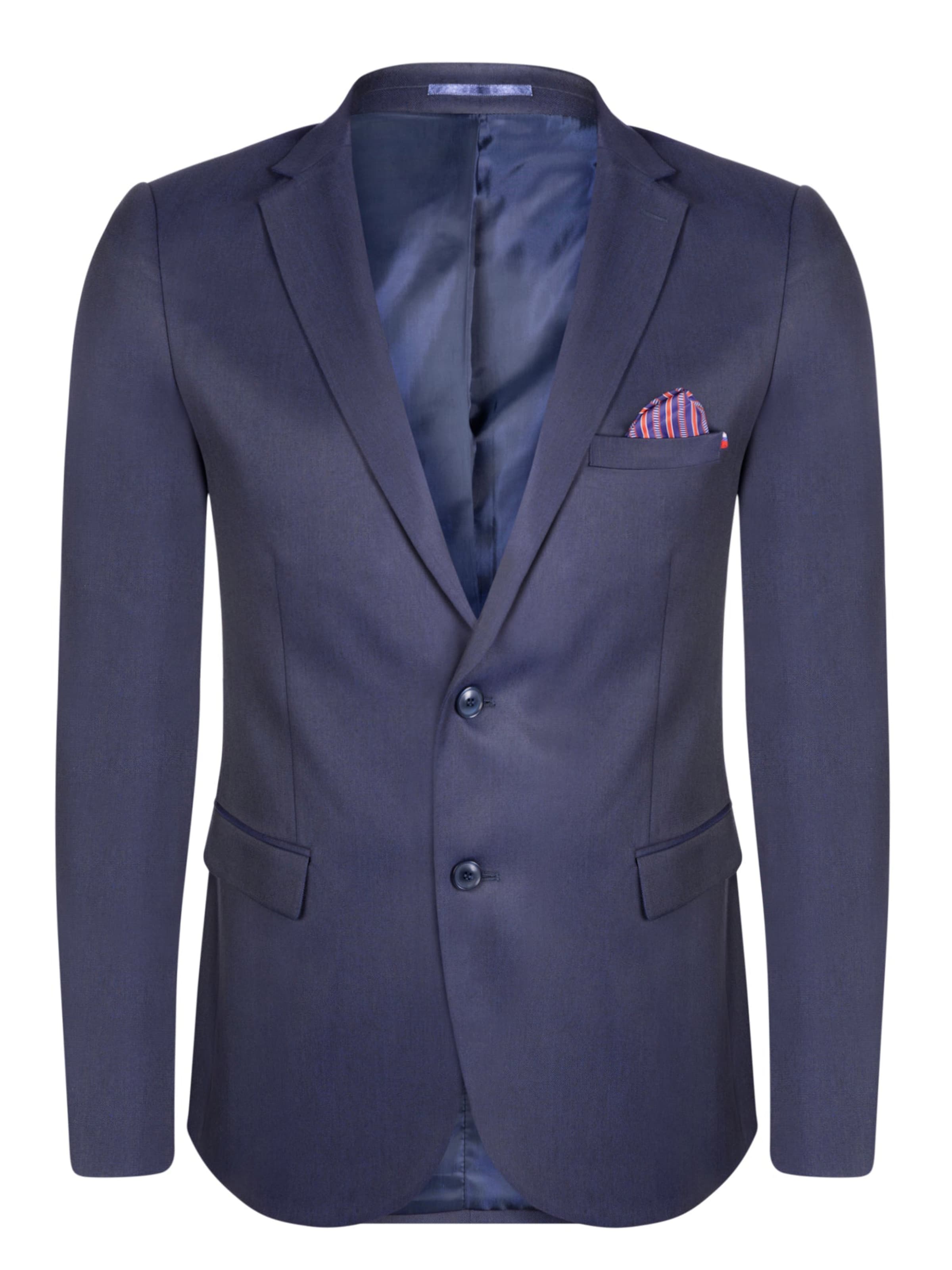 DandaloSlim Fit Sako - plava boja: prednji dio