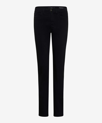 BRAX Slimfit Jeans 'CAROLA' in Zwart: voorkant
