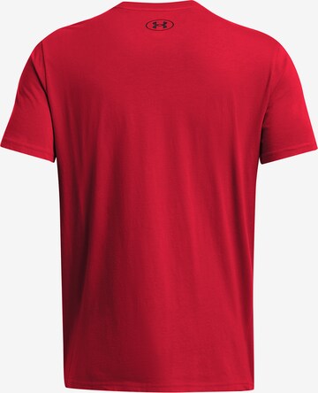 UNDER ARMOUR Performance Shirt 'Foundation' in Red