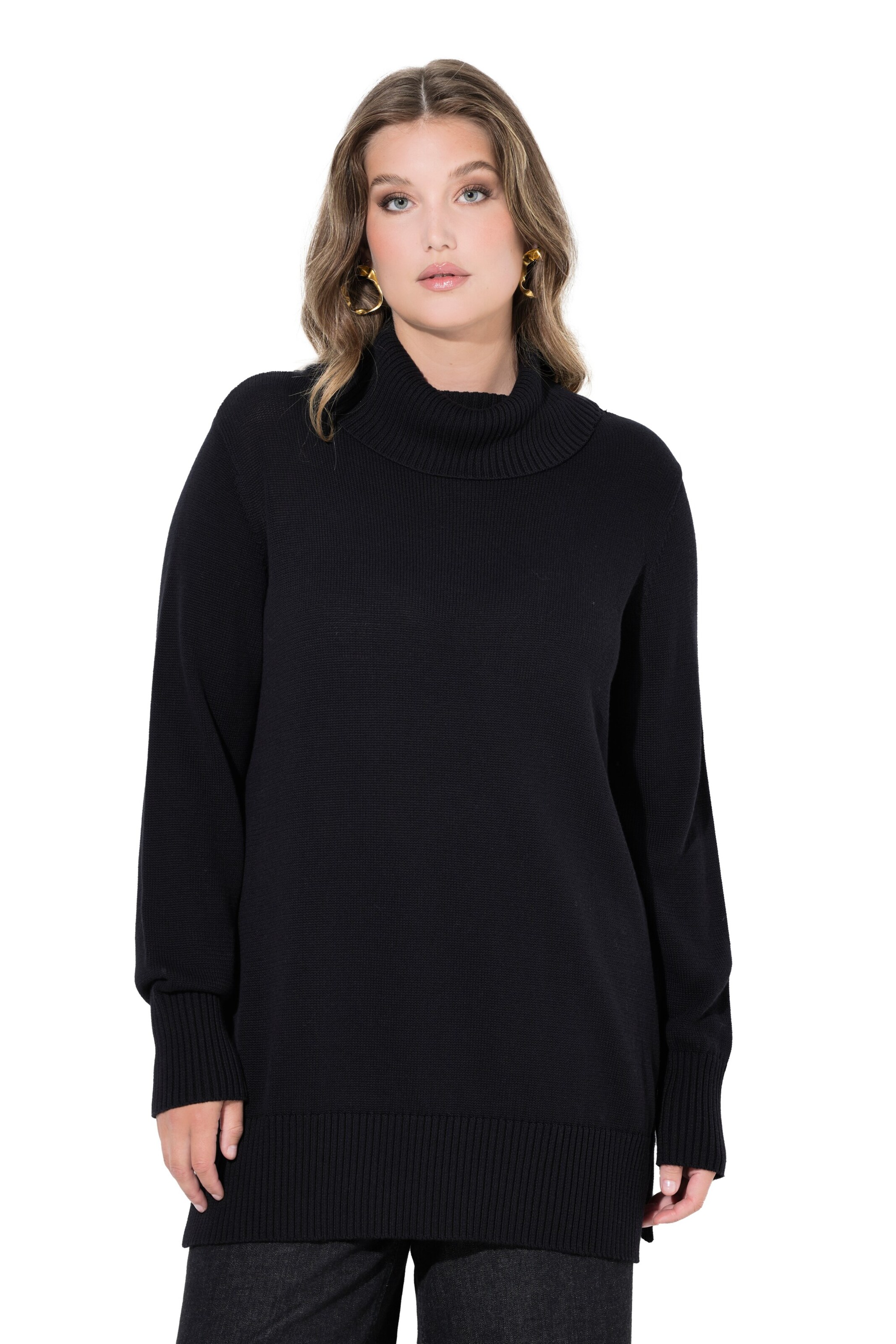 MIAMODA Sweater in Black: front