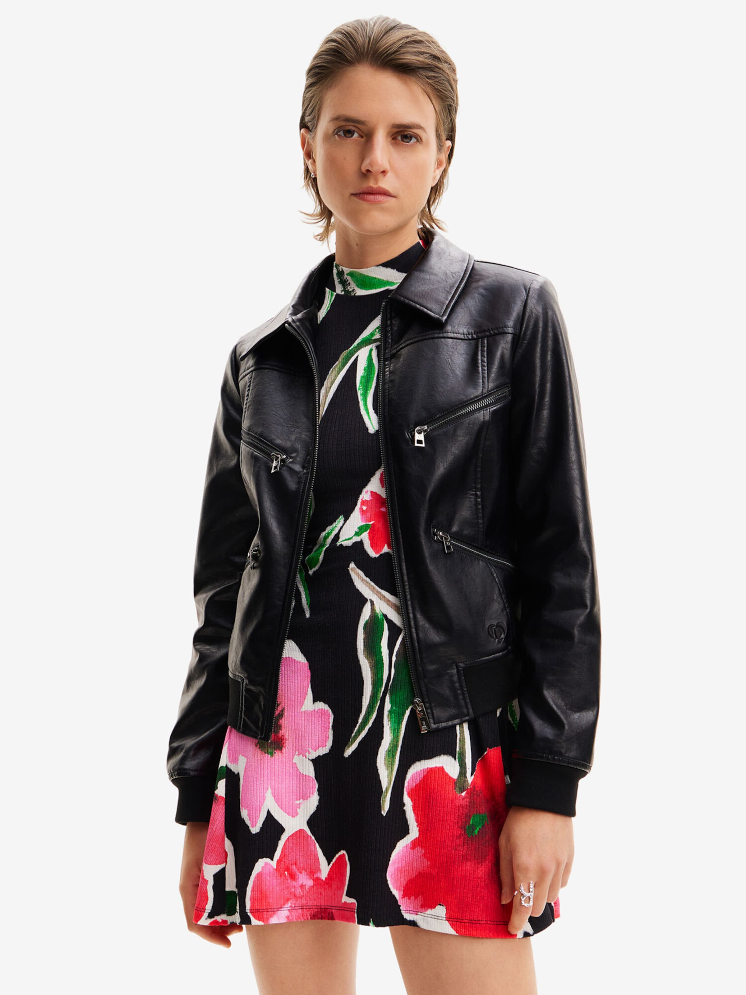 Veste desigual noire hotsell
