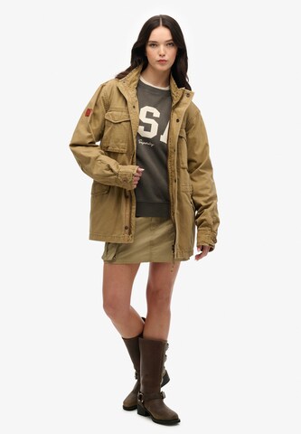 Veste mi-saison Superdry en marron