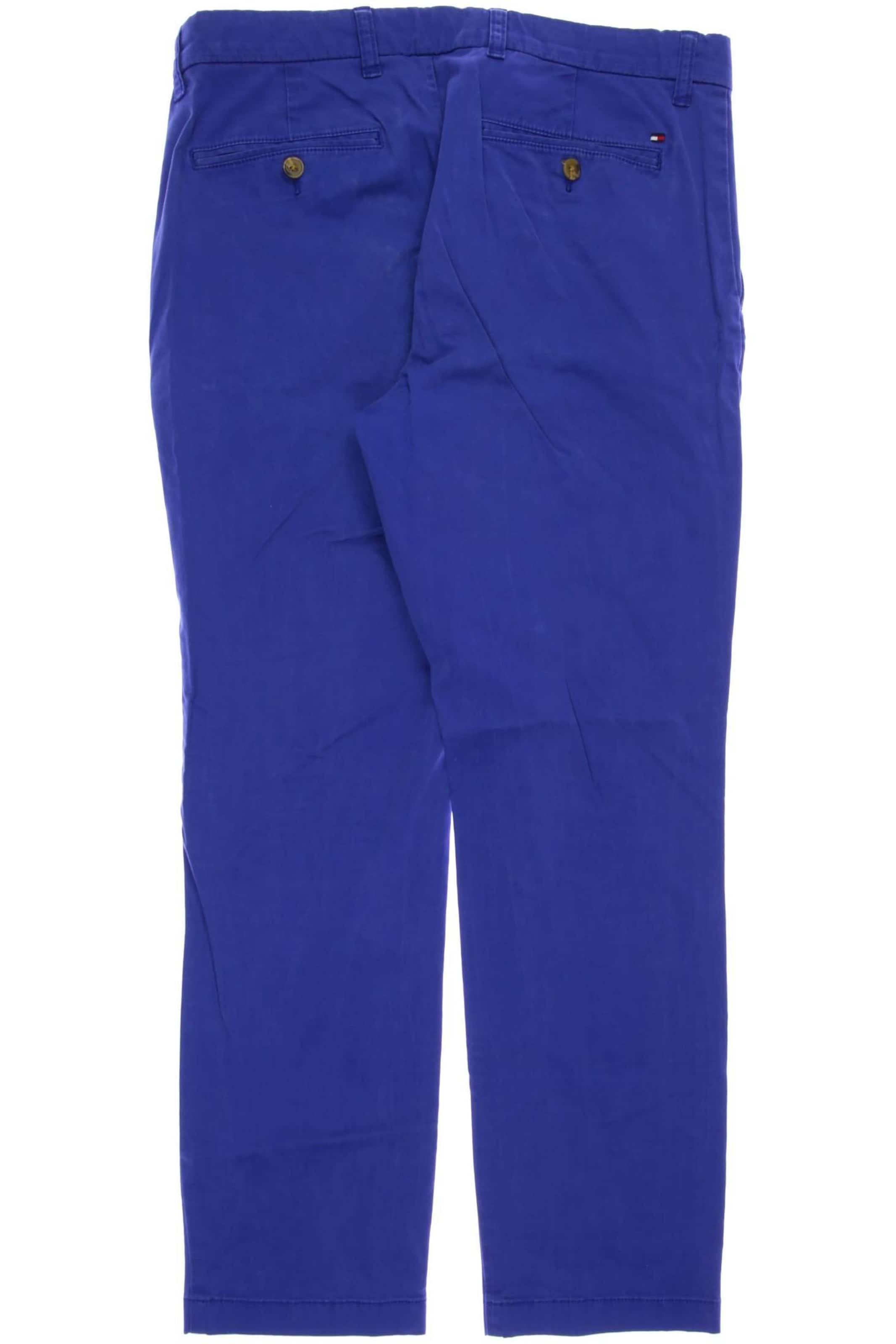 TOMMY HILFIGER Stoffhose 33 in Blau