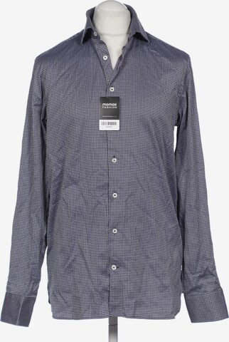 Van Laack Button Up Shirt in L in Blue: front