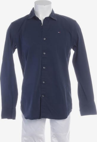 Tommy Jeans Freizeithemd / Shirt / Polohemd langarm L in Blau: predná strana