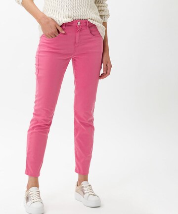 BRAX Slimfit Broek 'Shakira' in Roze: voorkant