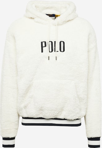 Sweat-shirt Polo Ralph Lauren en beige : devant