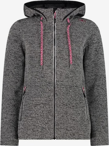 CMP Athletic Cardigan in Grey: front