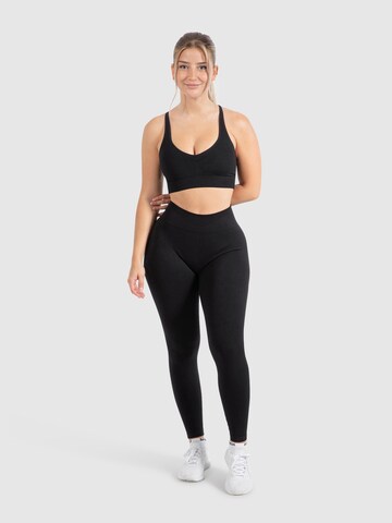 Smilodox Bustier Sport bh 'Cetrina' in Zwart