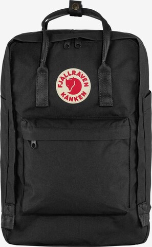 FJALLRAVEN Rucksack 'Kånken' in Schwarz: Vorderseite