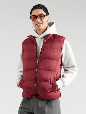 Only & Sons - Colete 'ONSUNION' em vermelho: frente