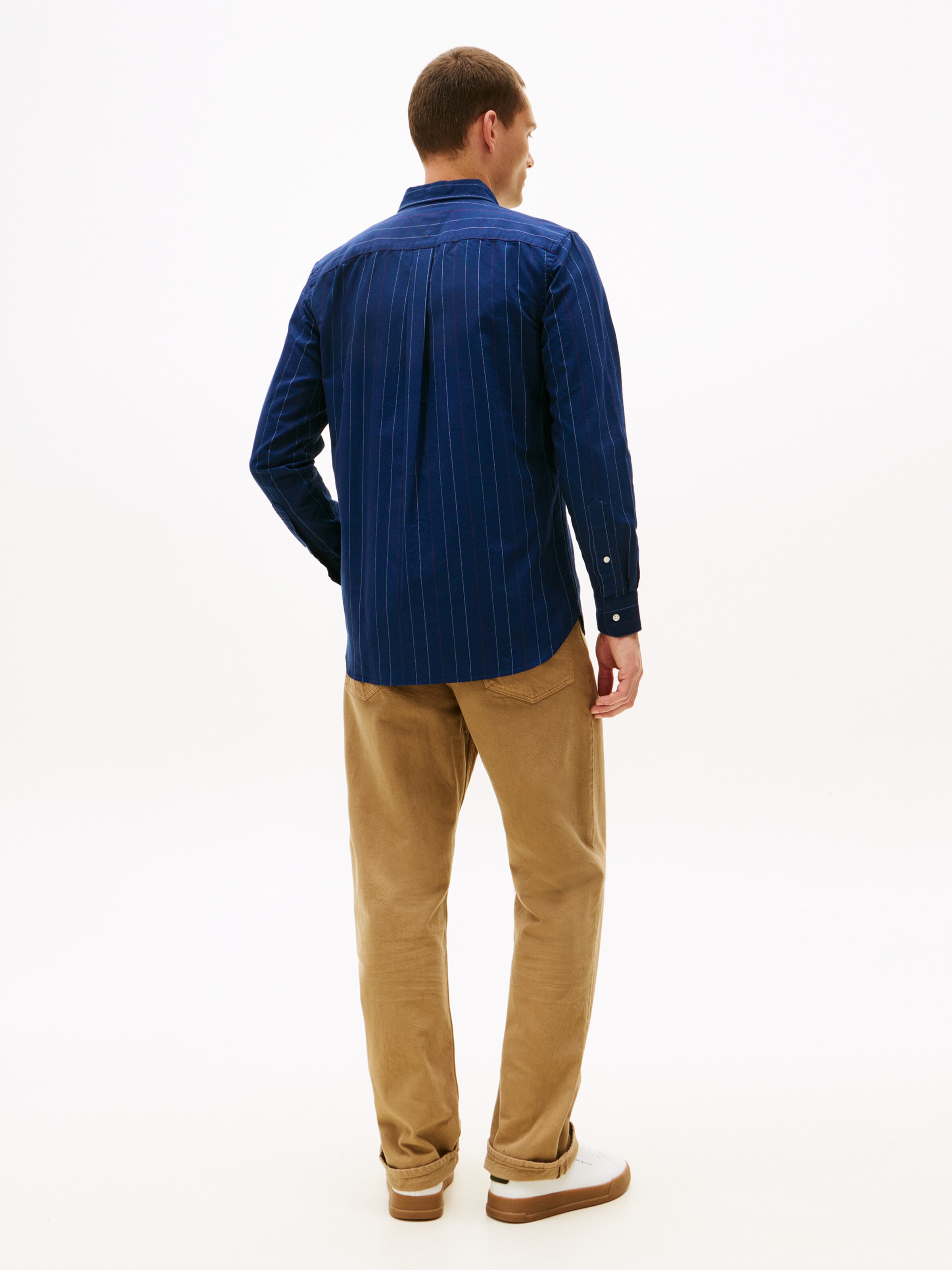 TOMMY HILFIGER Средняя посадка Рубашка 'Heritage' в Синий